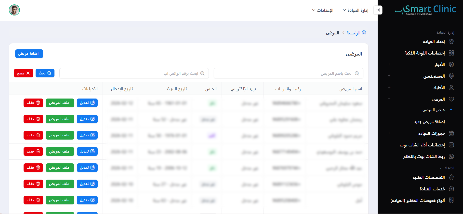 Patients List